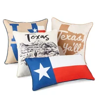 Texas Y'All Longhorns Square Throw Pillows