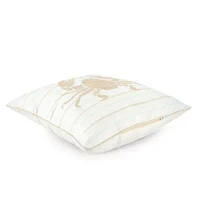Crab Square Throw Pillows