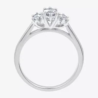 Love Lives Forever (G / Si1-Si2) Womens 1 CT. T.W. Lab Grown White Diamond 10K Gold Marquise 3-Stone Engagement Ring