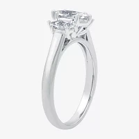 Love Lives Forever (G / Si1-Si2) Womens 1 CT. T.W. Lab Grown White Diamond 10K Gold Marquise 3-Stone Engagement Ring