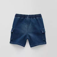 Okie Dokie Toddler & Little Boys High Rise Denim Short