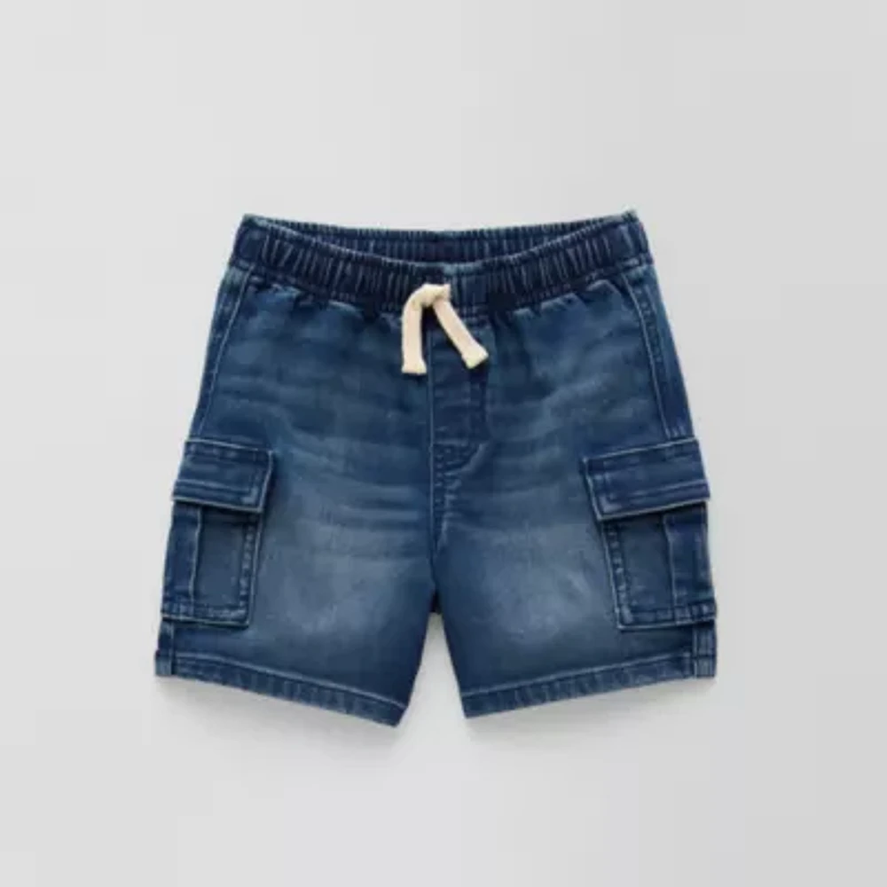 Okie Dokie Toddler & Little Boys High Rise Denim Short