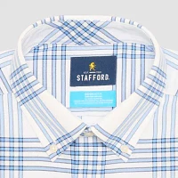 Stafford Coolmax All Season Oxford Mens Regular Fit Long Sleeve Dress Shirt