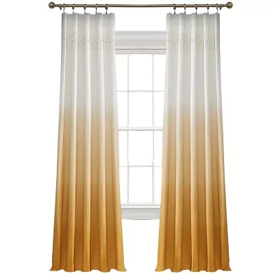 Vue Signature Arashi  Fashion Light-Filtering Rod Pocket Single Curtain Panel