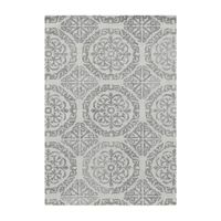 Boston 1 Medallion Hand Tufted Indoor Rectangular Accent Rug