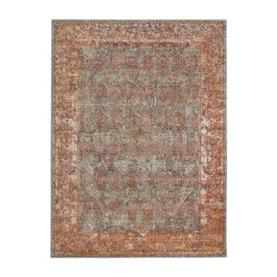 Eternal Bordered Indoor Rectangular Accent Rug