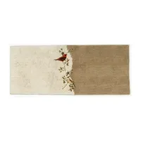 Avanti Gilded Birds Bathroom Rug Runner