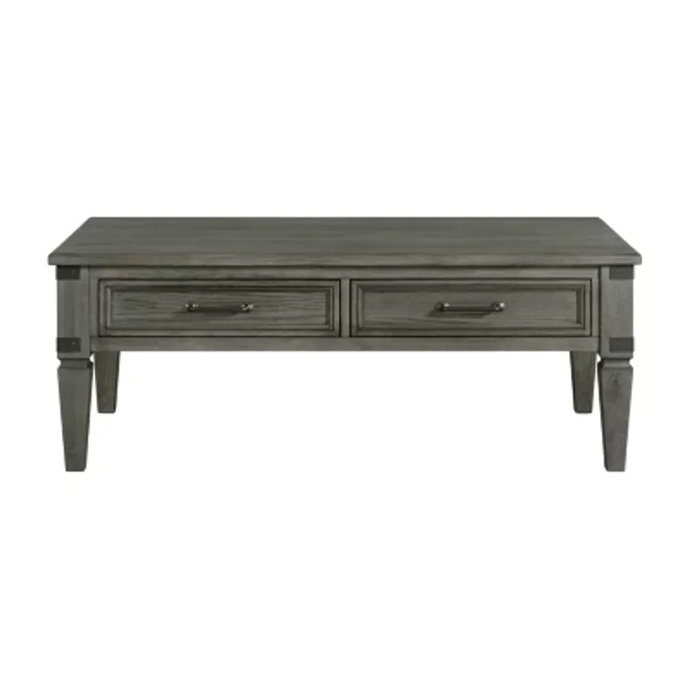 Intercon Incorporated Foundry Living Room Collection 2-Drawer Coffee Table