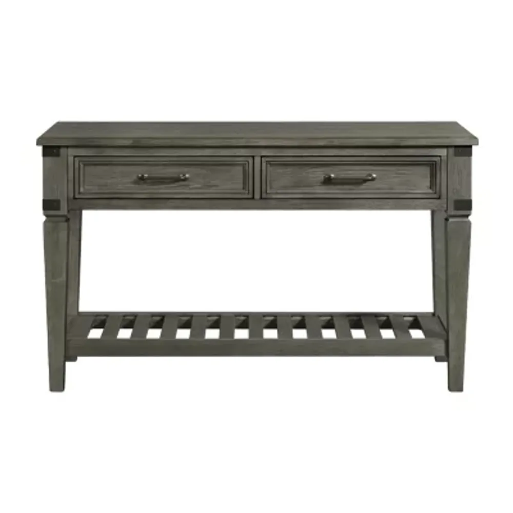 Intercon Incorporated Foundry Living Room Collection 2-Drawer Console Table