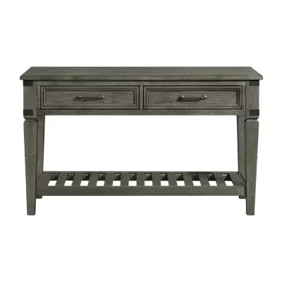 Intercon Incorporated Foundry Living Room Collection 2-Drawer Console Table