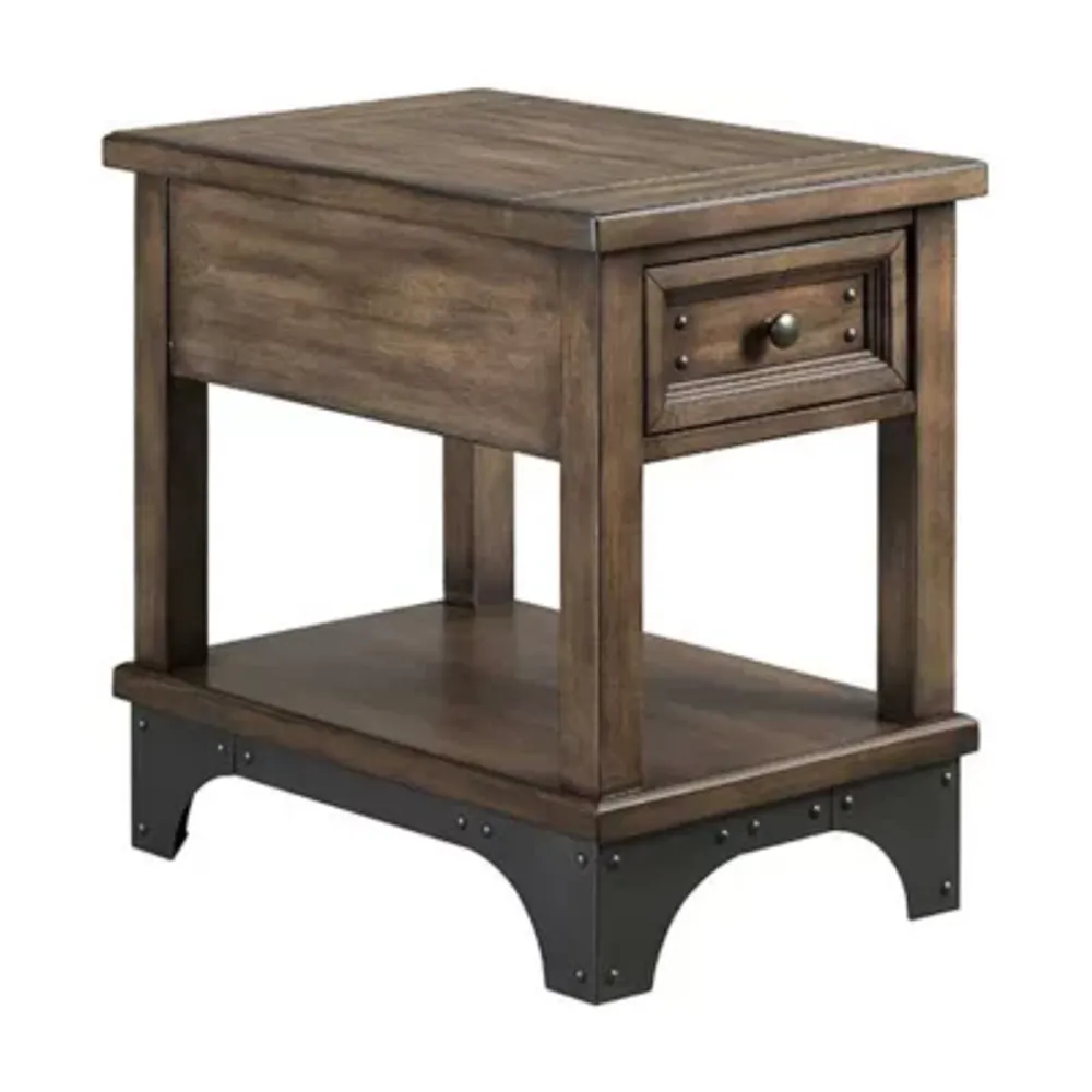 Intercon Incorporated Whiskey River Living Room Chairside Table
