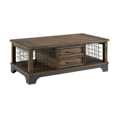 Intercon Incorporated Whiskey River Living Room 2-Drawer Coffee Table