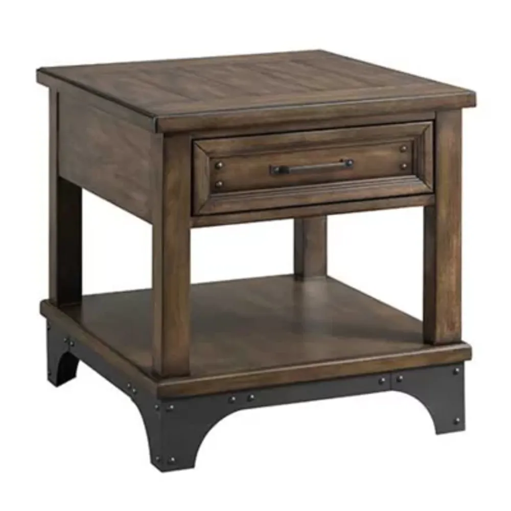 Intercon Incorporated Whiskey River Living Room 1-Drawer End Table