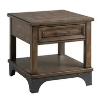 Intercon Incorporated Whiskey River Living Room 1-Drawer End Table