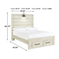 Signature Design by Ashley® Cambeck 2 Drawer Storage Panel Bed