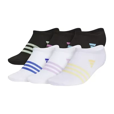 adidas Little & Big Girls 6 Pair No Show Socks