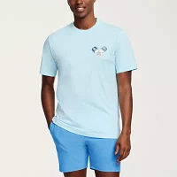 IZOD Saltwater Mens Crew Neck Short Sleeve Classic Fit Graphic T-Shirt