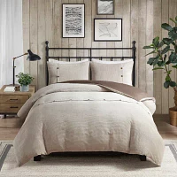 Madison Park Lennox Corduroy 3-pc. Duvet Cover Set