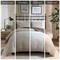 Madison Park Lennox Corduroy 3-pc. Duvet Cover Set