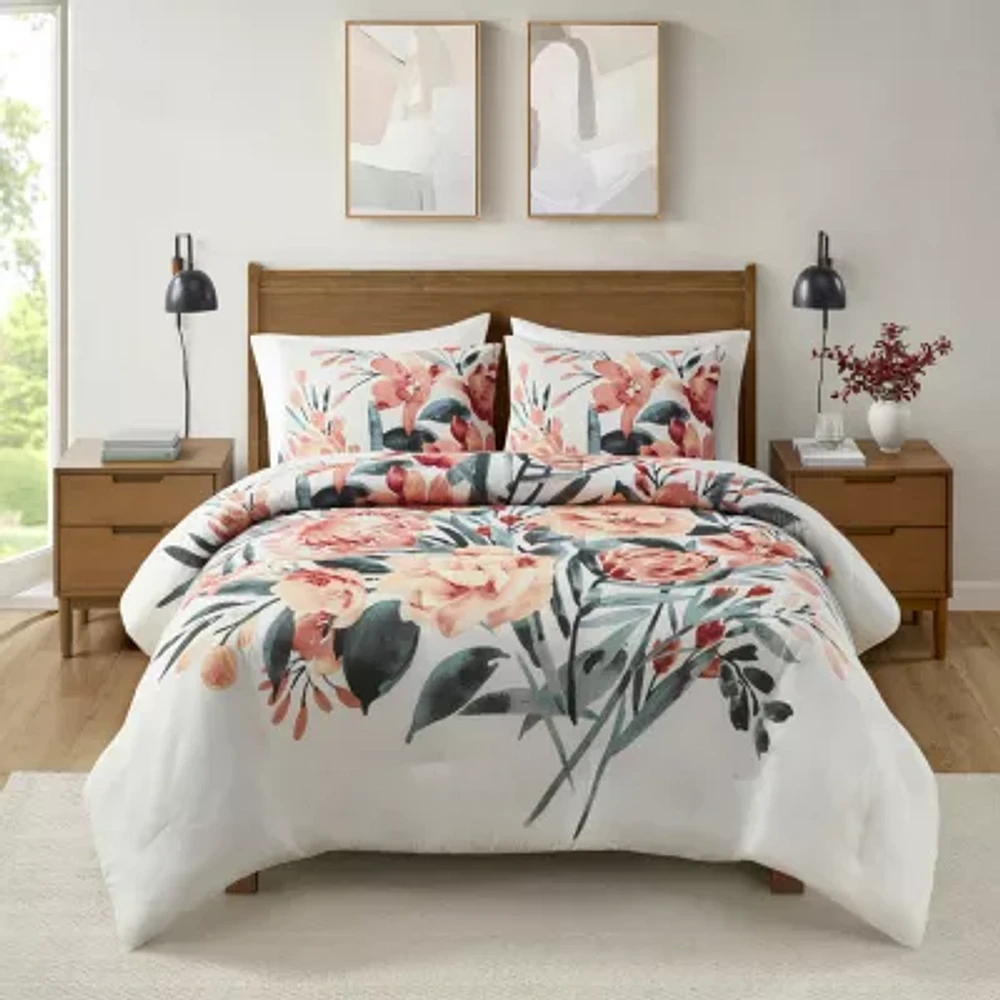 Madison Park Junia Cotton 3-pc. Midweight Comforter Set