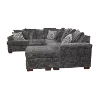 Sonoma 3-Piece Chenille Sofa Chaise Reversible Sectional