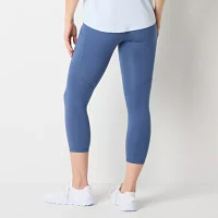 Xersion EverUltra Womens High Rise Quick Dry Cropped Legging