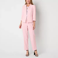 Black Label by Evan-Picone Womens Straight Fit Suit Pants