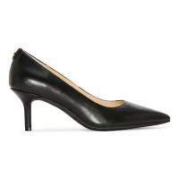 Liz Claiborne Womens Amelia Pointed Toe Kitten Heel Pumps