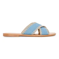 a.n.a Womens Cross Slide Sandals