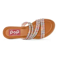 Pop Womens Survives Strap Sandals