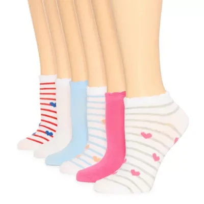 Mixit 6 Pair Low Cut Socks Womens