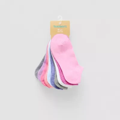 Thereabouts 10 Pair Low Cut Socks Girls
