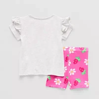 Happy Threads Baby Girls 2-pc. Bluey Short Set