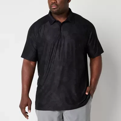 Xersion Activated Cooling Big and Tall Mens Regular Fit Short Sleeve Polo Shirt