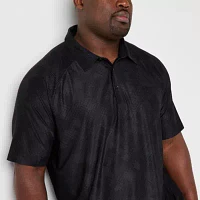 Xersion Activated Cooling Big and Tall Mens Regular Fit Short Sleeve Polo Shirt