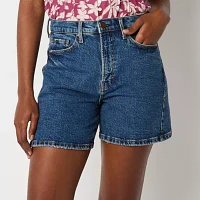 a.n.a Womens High Rise 5" Denim Short