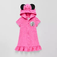 Disney Collection Little & Big Girls Minnie Mouse Swimsuit Cover-Up Dress