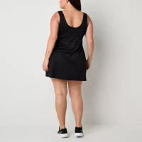 Xersion Everultra-Lite Sleeveless Built Bra Tennis Dress Plus
