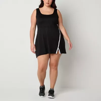 Xersion Everultra-Lite Sleeveless Built Bra Tennis Dress Plus