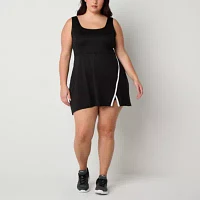 Xersion Everultra-Lite Sleeveless Built Bra Tennis Dress Plus