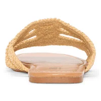 a.n.a Womens Crochet Strap Slide Sandals