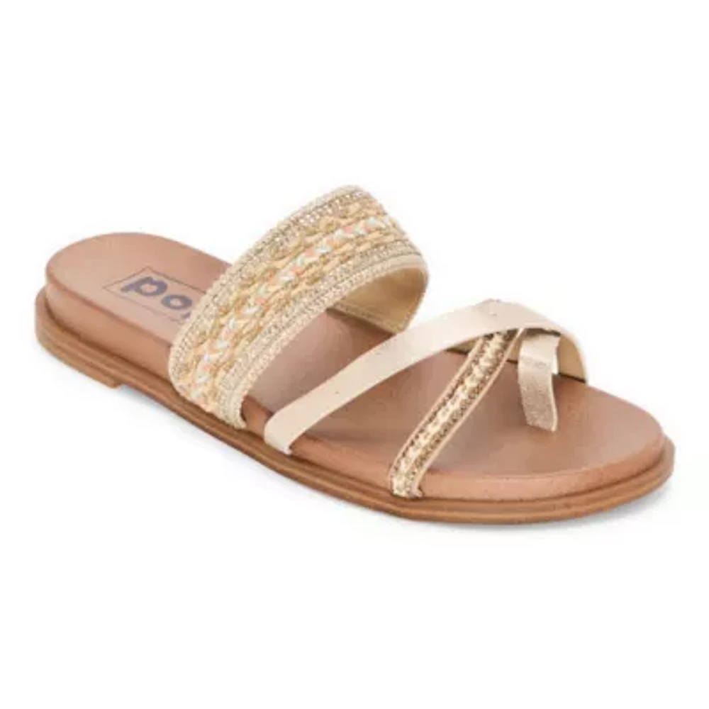 Pop Adalia Womens Footbed Sandals