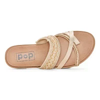 Pop Adalia Womens Footbed Sandals