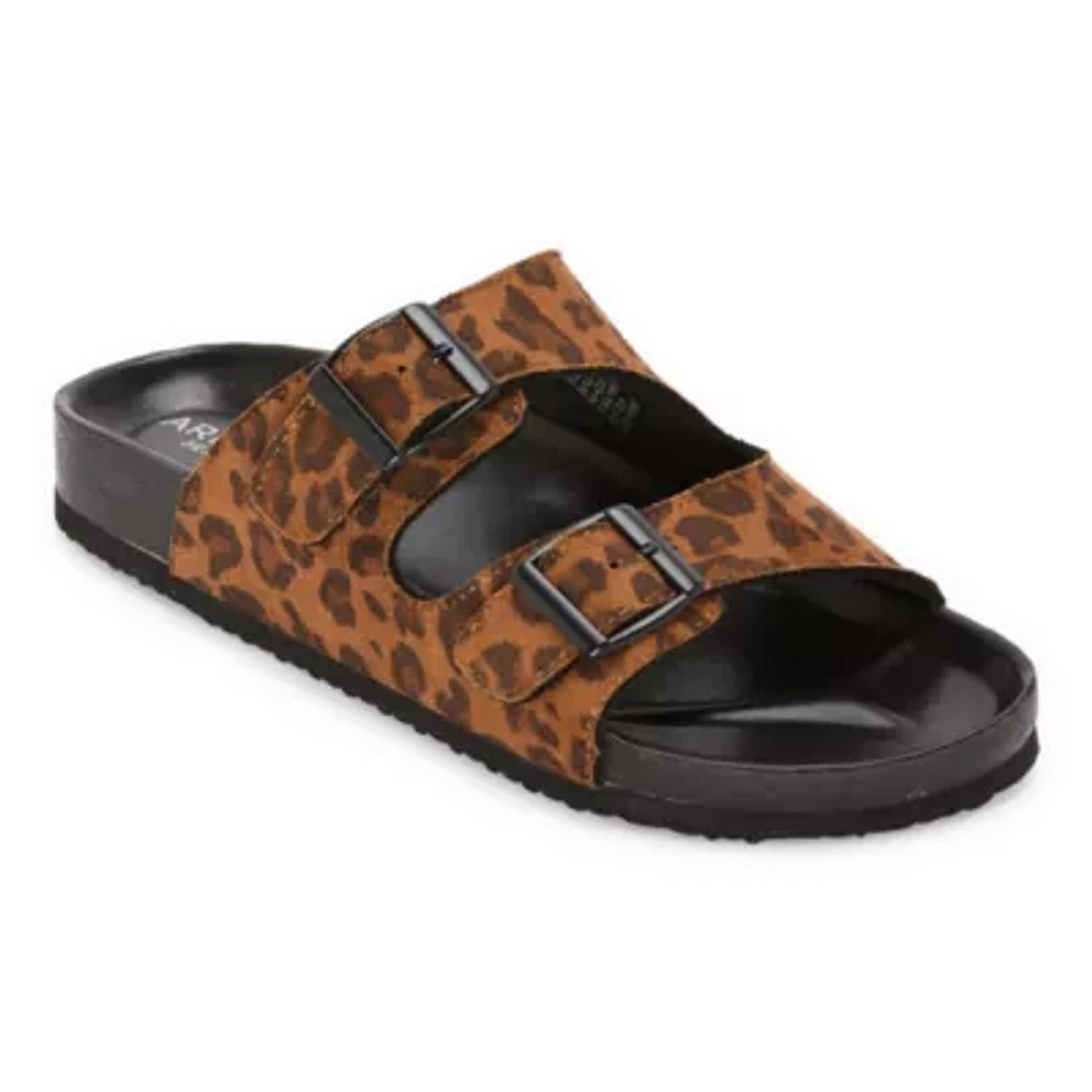 Arizona Jean Co Fireside Womens Footbed Sandals