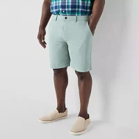 St. John's Bay Comfort Waist 10" & 11" Mens Big and Tall Stretch Fabric Chino Short