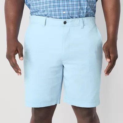 St. John's Bay Comfort Waist 10" & 11" Mens Big and Tall Stretch Fabric Chino Short