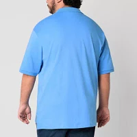 U.S. Polo Assn. Interlock Big and Tall Mens Classic Fit Short Sleeve Shirt