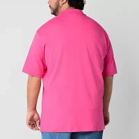 U.S. Polo Assn. Interlock Big and Tall Mens Classic Fit Short Sleeve Shirt