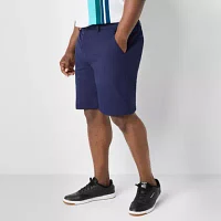 Shaquille O'Neal XLG 10 1/2" Mens Big and Tall Moisture Wicking Chino Short