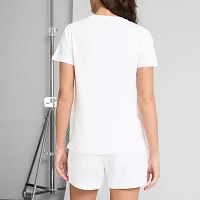 PUMA Womens Crew Neck Short Sleeve T-Shirt